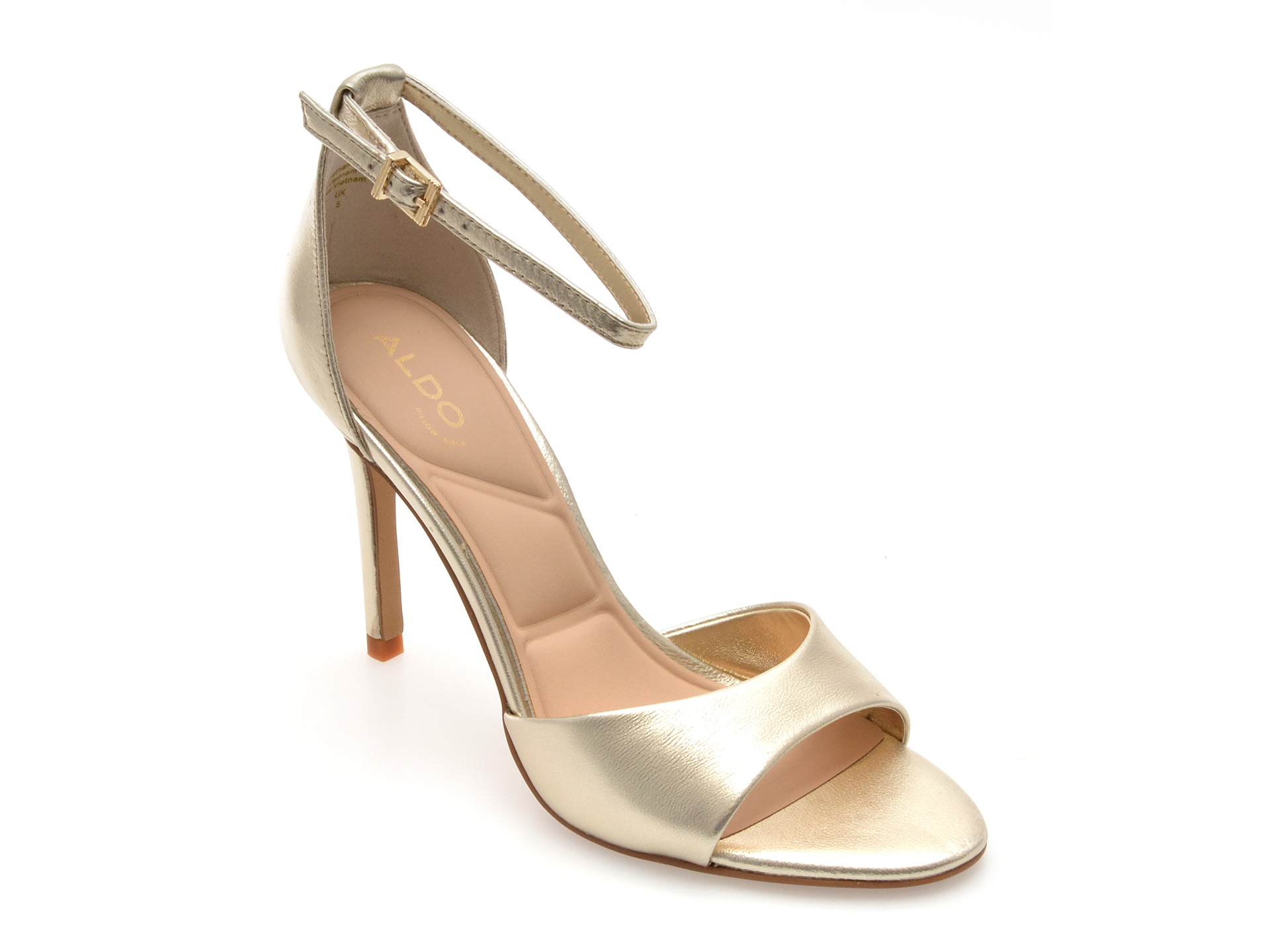 Sandale ALDO Elegante Aurii din Piele