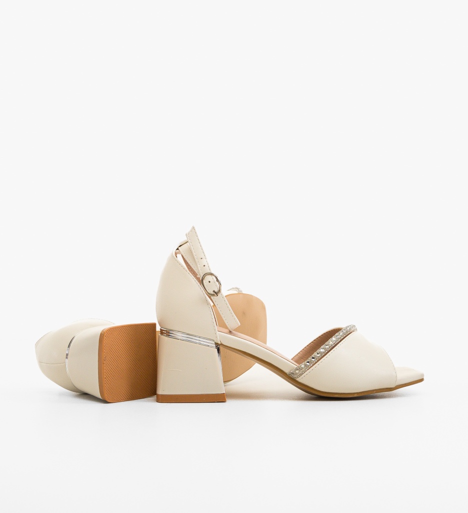 Sandale Susanne Albe | Eleganță și Stil - imagine 3