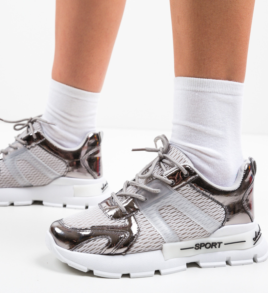 Pantofi Sport Lucian Gri, Confort Superior