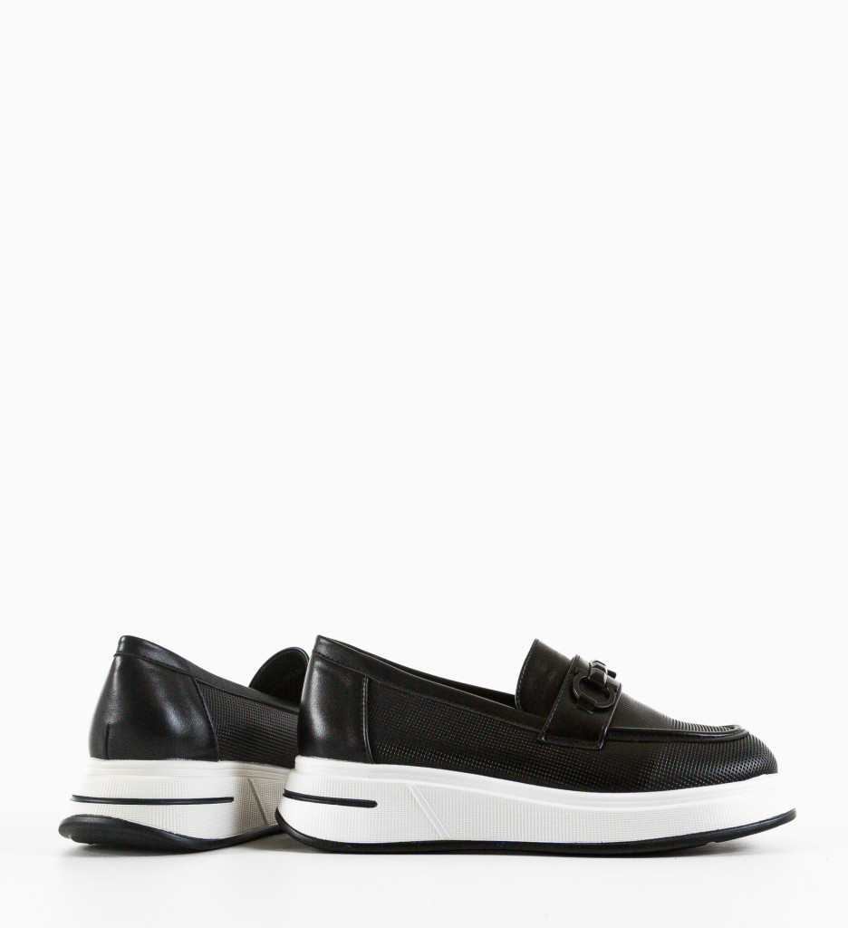 Pantofi Casual Kores Negri | Confort și Stil - imagine 6