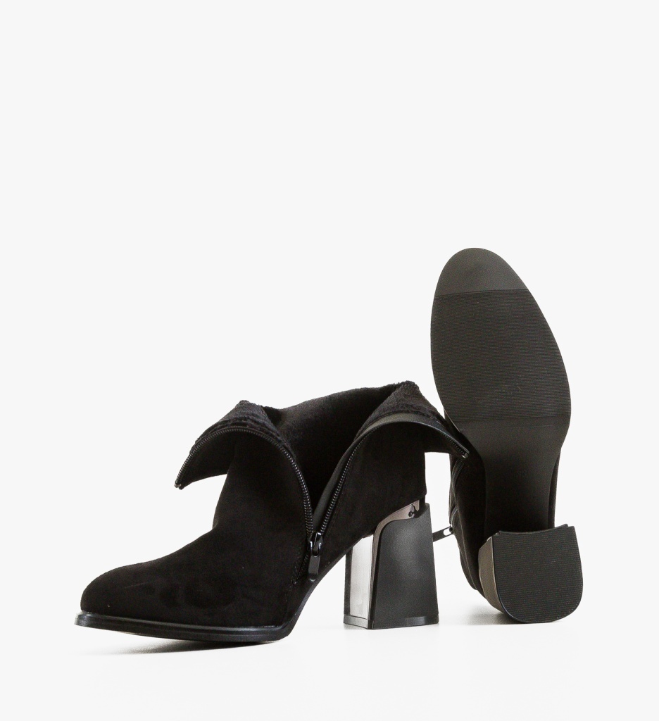 Botine Dama Nyz Negre - Eleganță și Confort - imagine 2
