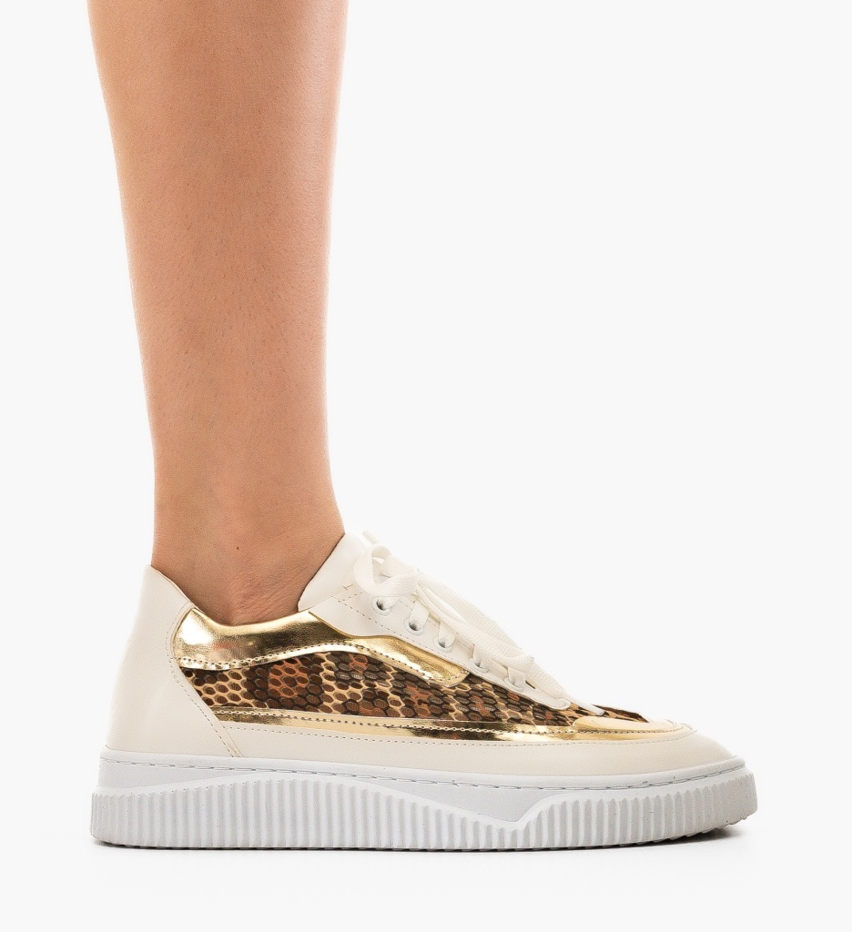 Sneakers Fleralis Albi - Confort & Stil Urban - imagine 2