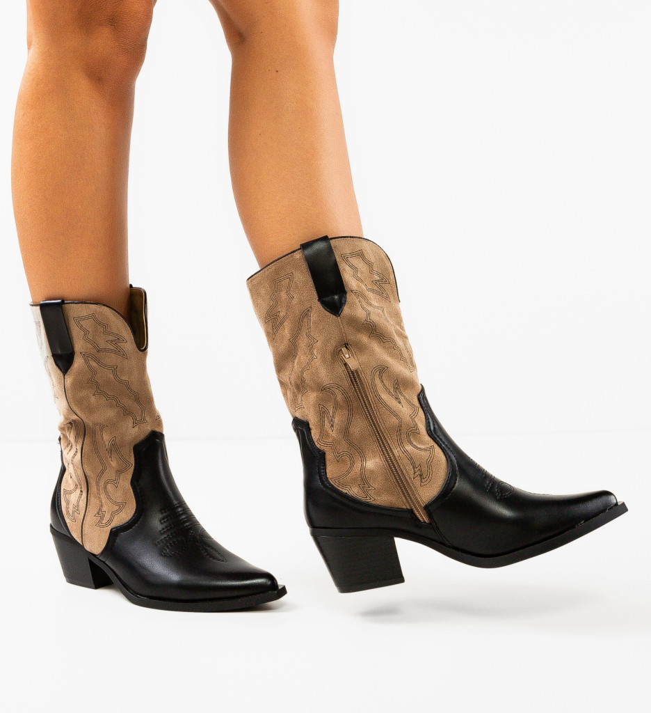 Cizme Dama Shanic Khaki | Confort și Stil Modern