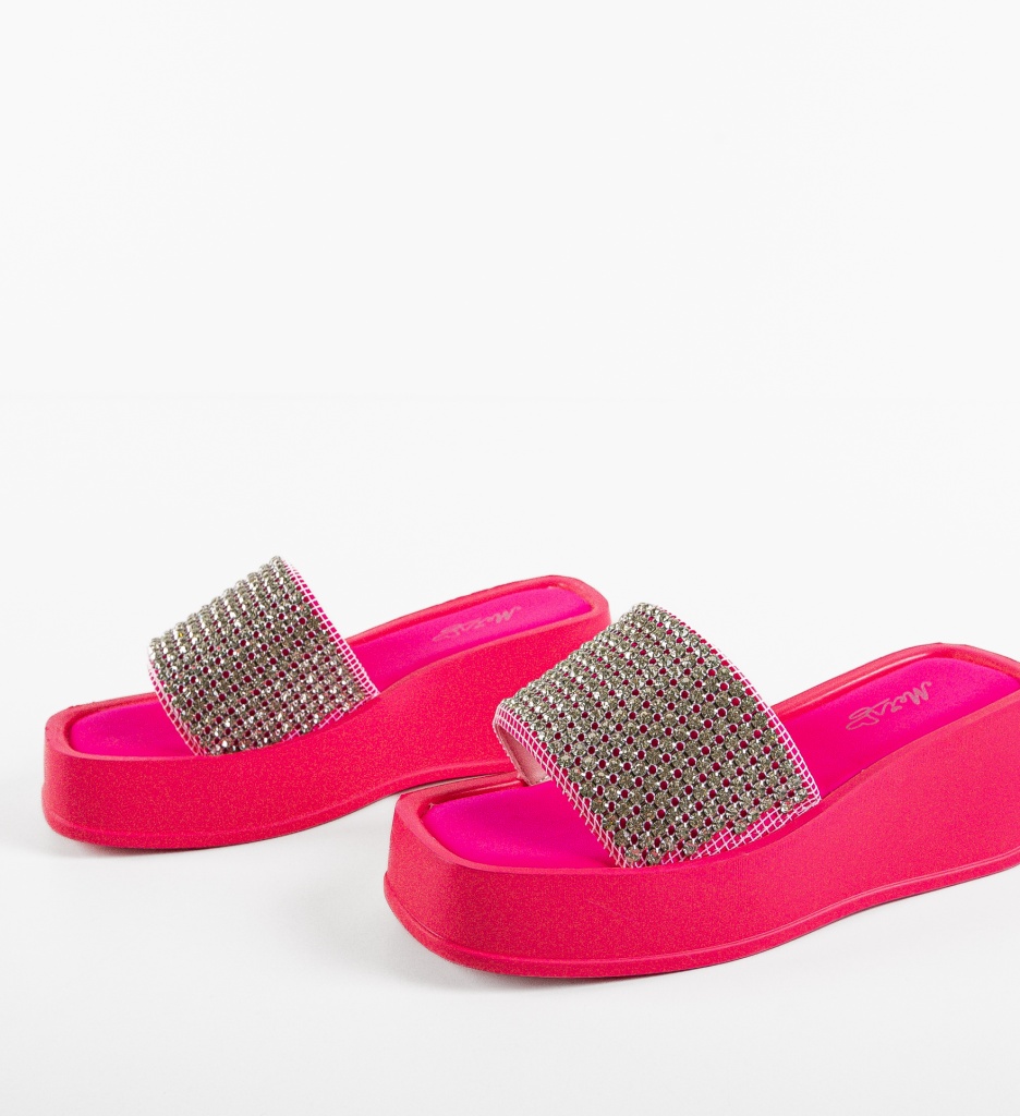 Saboti Dama Mushira Fuchsia | Eleganță și Confort - imagine 5