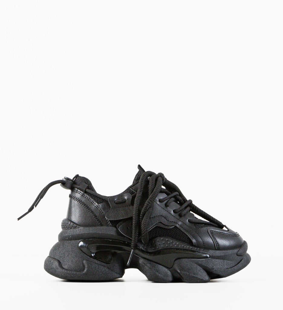 Sneakers Nertar Negri Dama | Confort & Stil Urban - imagine 5