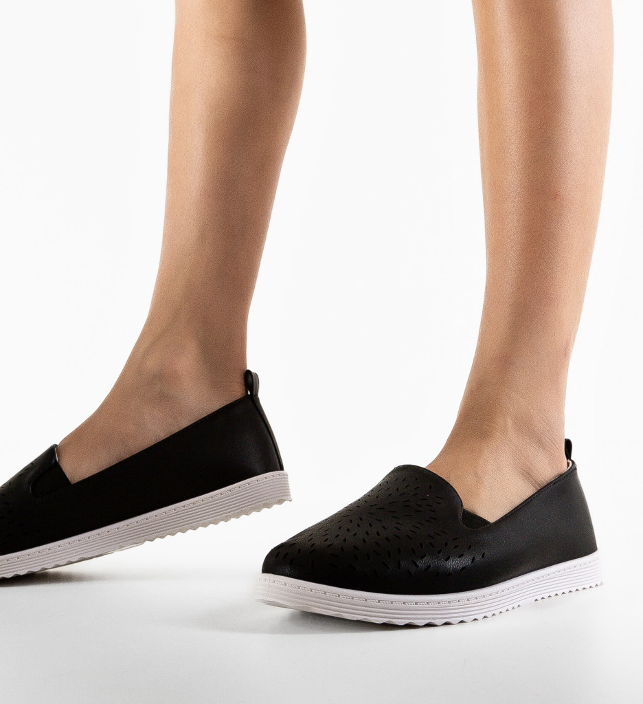 Espadrile Botra Negre - Confort și Stil Casual - imagine 2