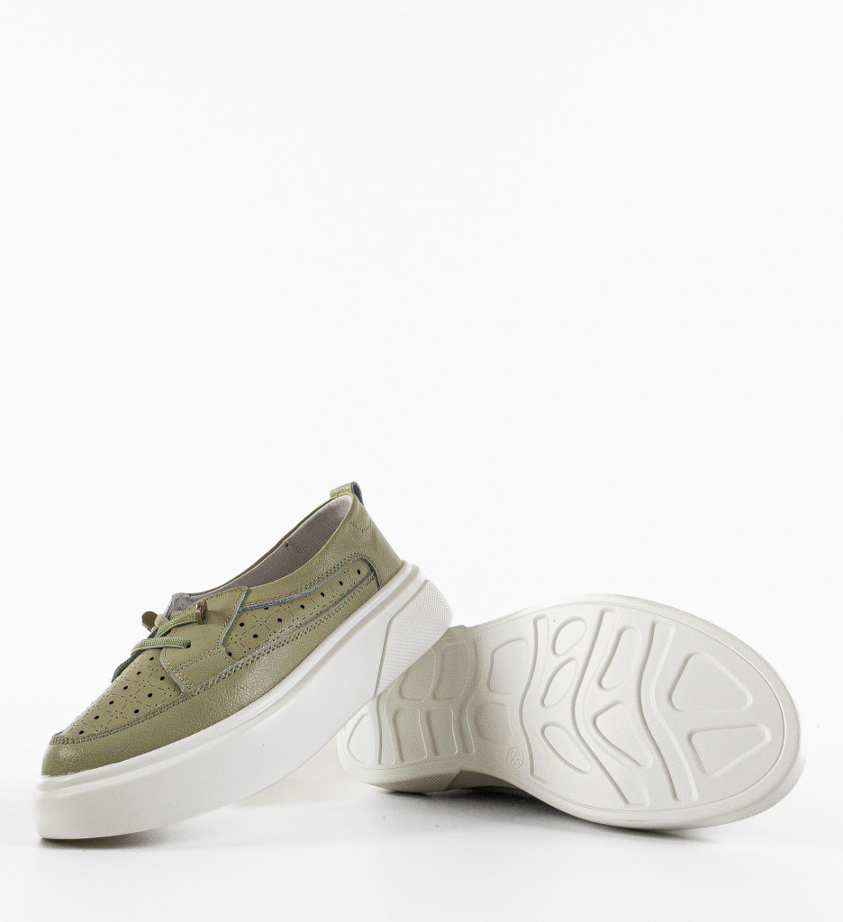 Pantofi Casual Darya Khaki - Confort și Stil Zilnic - imagine 7