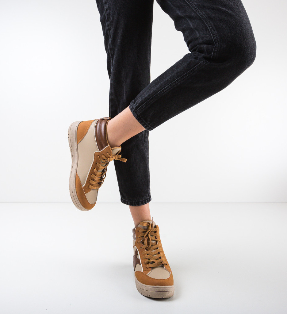 Pantofi Sport Rafe Khaki - Confort & Stil - imagine 3