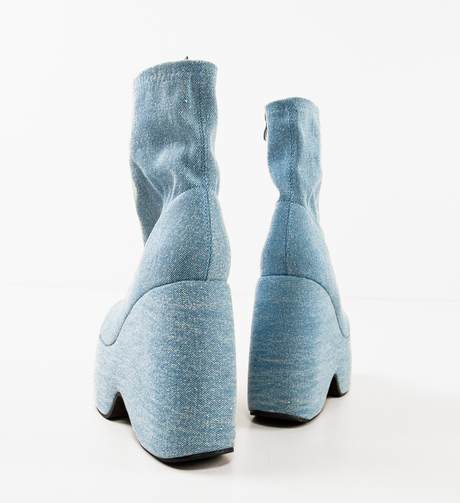 Botine Stelar Albastre - Stil și Confort - imagine 7