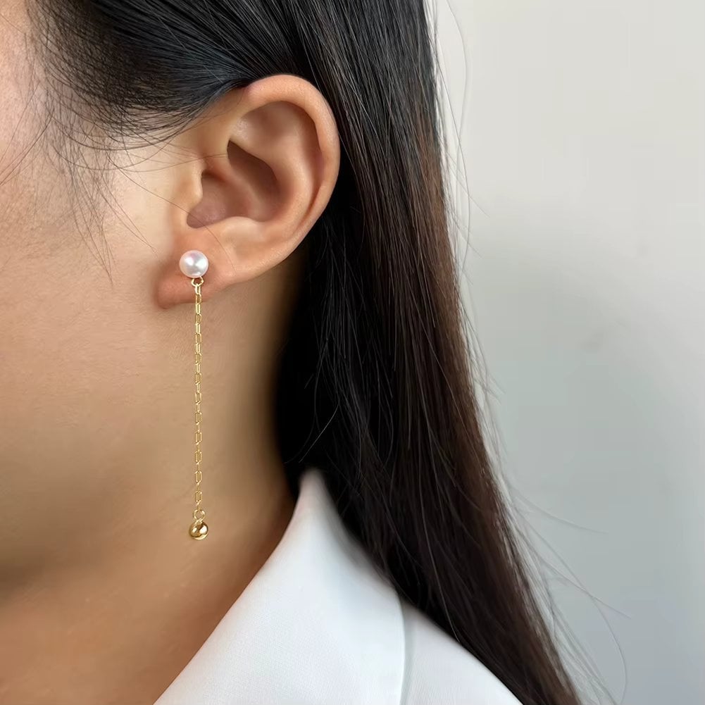 Cercei Delis Argint cu Perlă - Eleganță Naturală - imagine 2