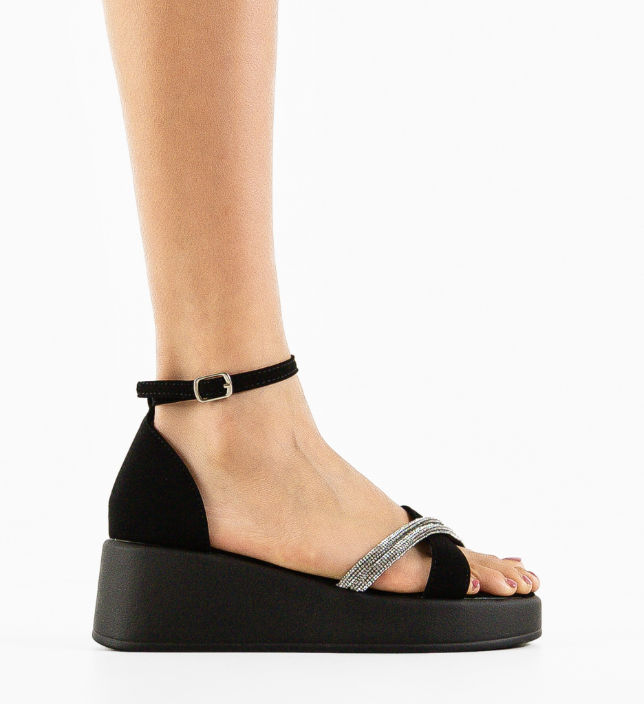 Platforme Gozo Negre - Eleganță și Confort - imagine 4