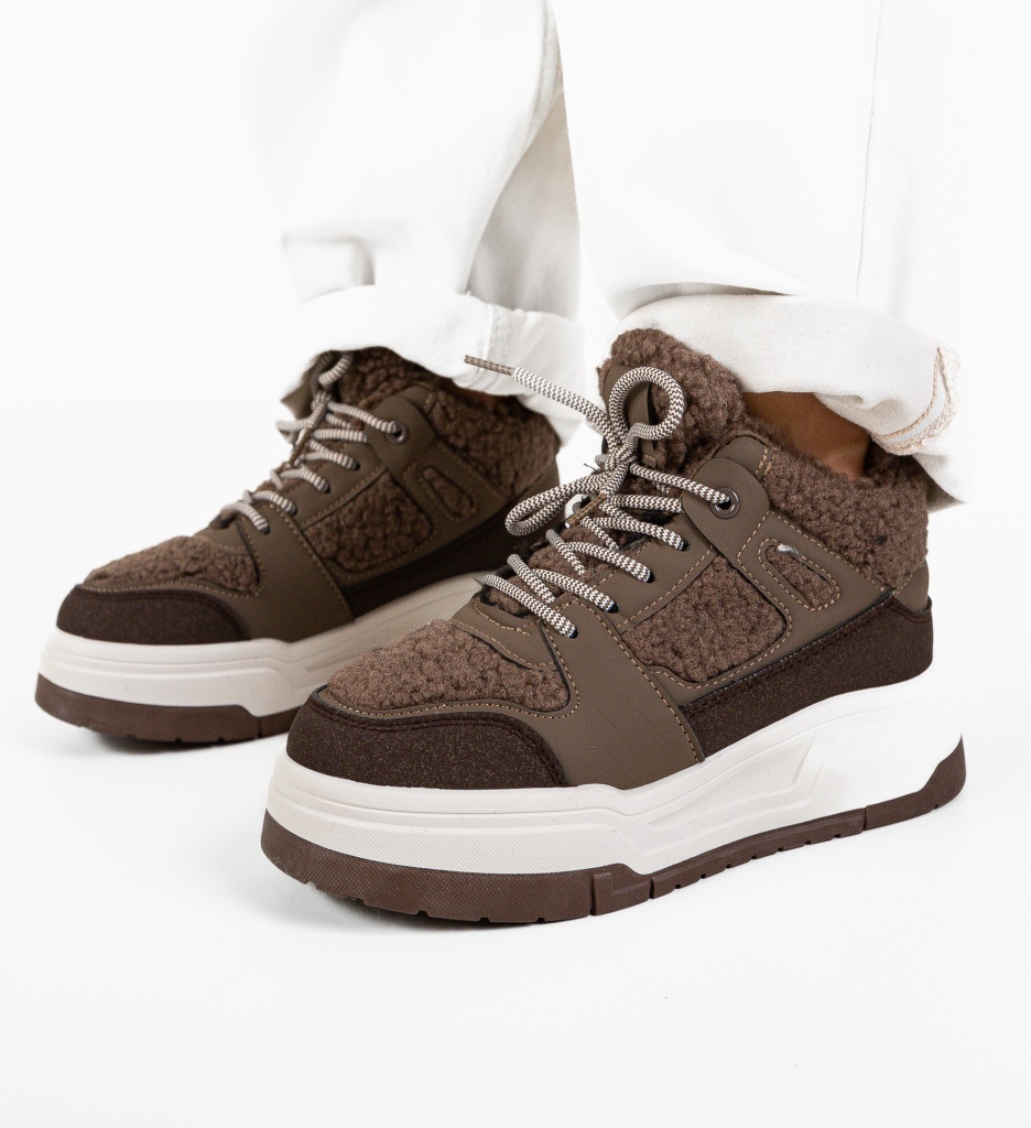 Sneakersi Dama Pupujen Maro | Confort și Stil - imagine 4