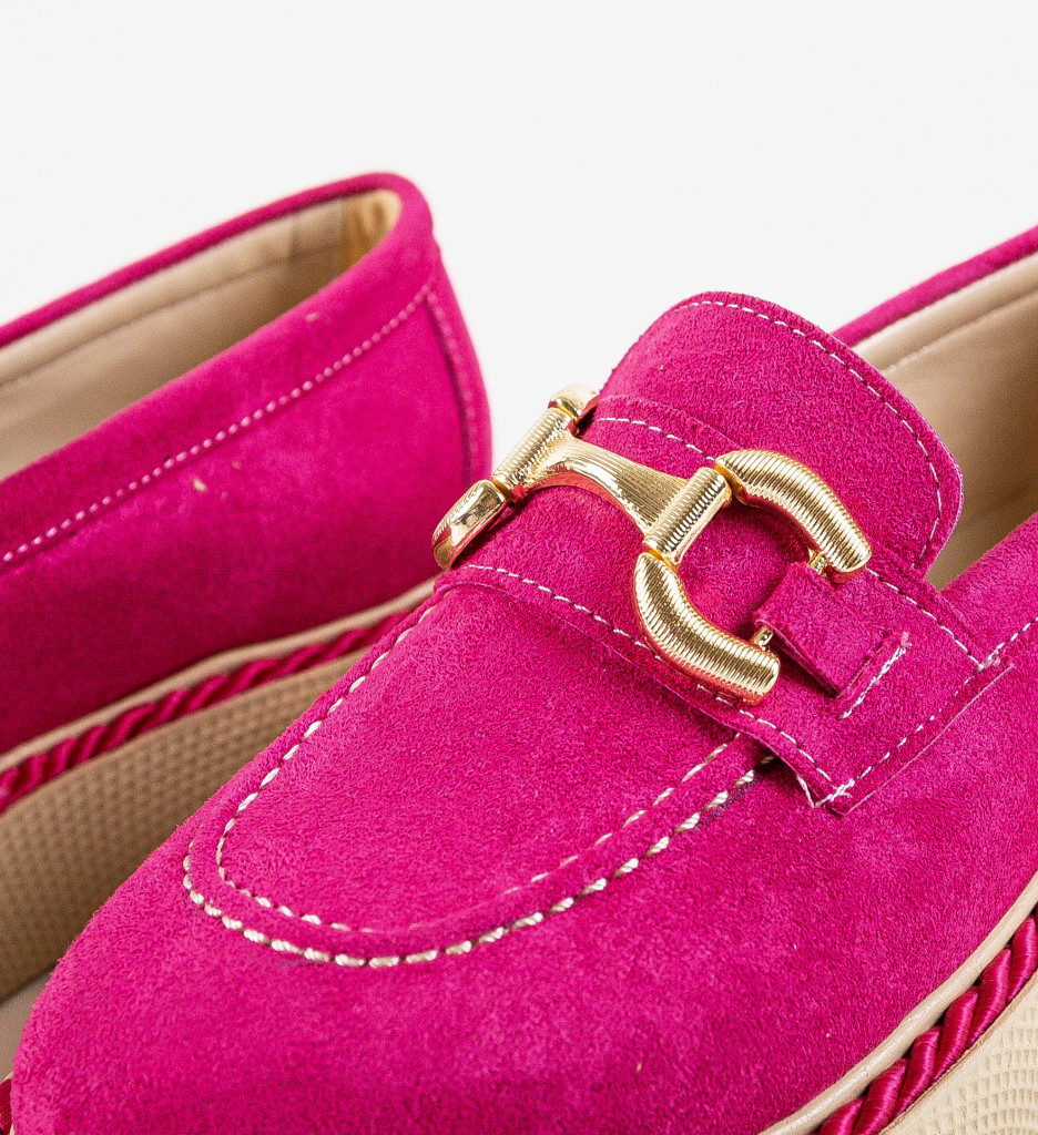 Pantofi Casual Selvie Fuchsia | Confort & Stil - imagine 8