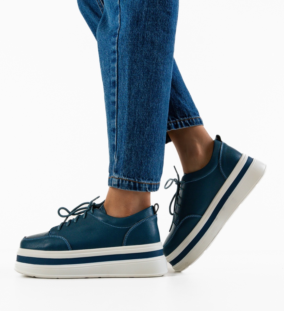 Pantofi Casual Varlas Albastri - Stil și Confort - imagine 2