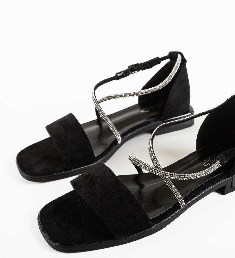 Sandale Dama Suez Negre | Eleganță și Confort - imagine 13