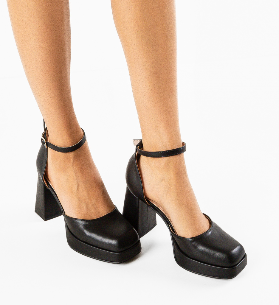 Pantofi Kausar Negri | Eleganță și Stil - imagine 5