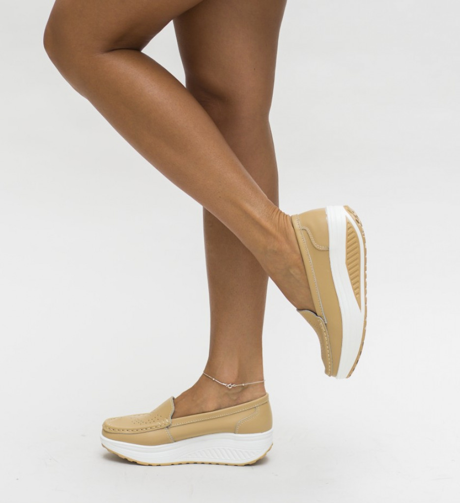 Pantofi Musta Bej | Confort și Eleganță Casual