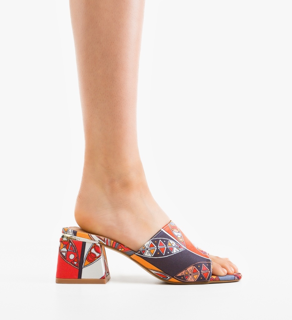 Saboti dama Pegos rosii eleganti si confortabili - imagine 6
