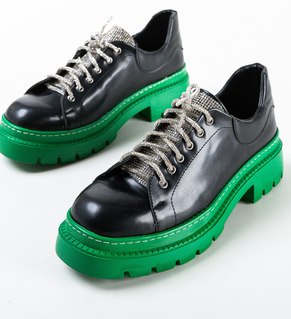 Pantofi Casual Dama Friday Negri - Confort & Stil - imagine 7