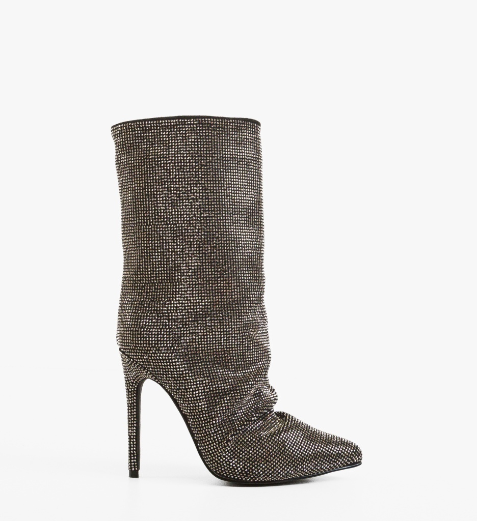 Botine Dama Ghyona Negre | Depurtat - imagine 6