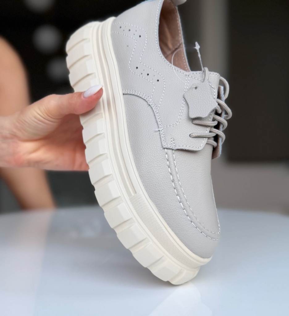 Pantofi Casual Loprem Gri - Confort și Stil Zilnic - imagine 7