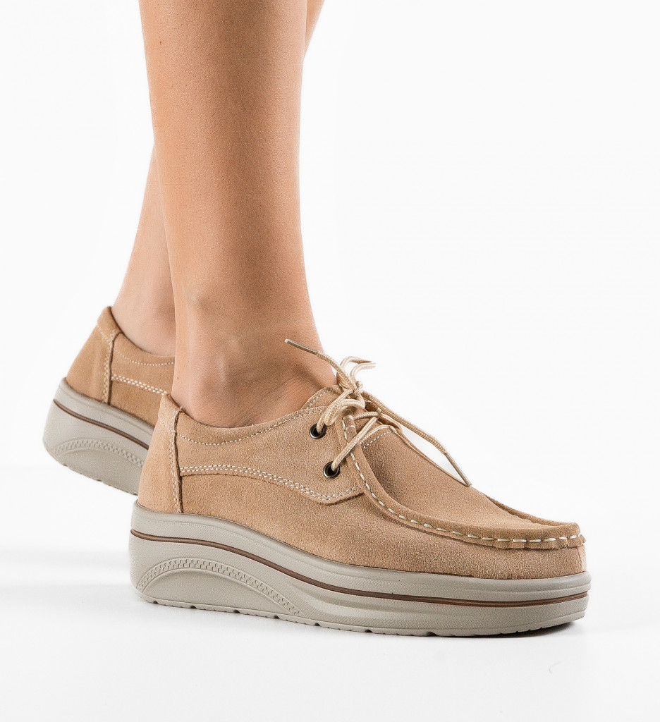 Pantofi Auron Bej | Confort & Stil Casual