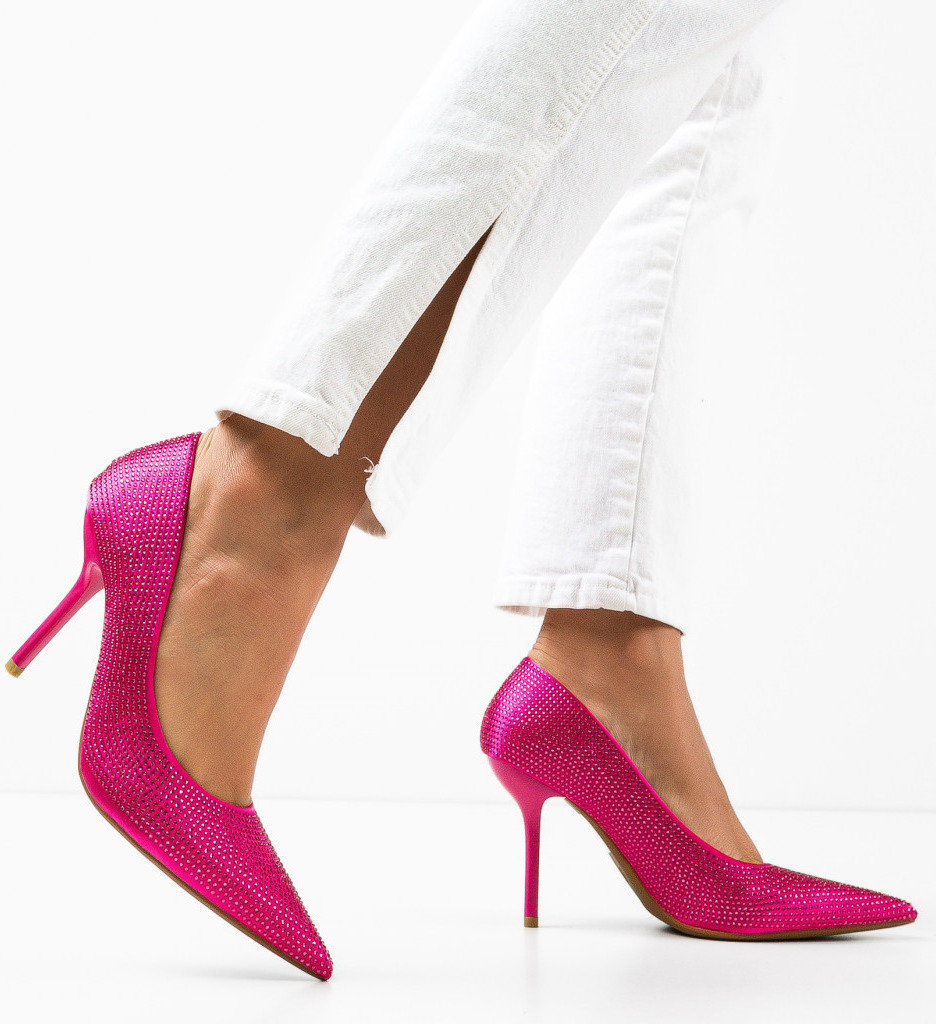 Pantofi Maritta Fuchsia | Eleganță și Stil - imagine 3