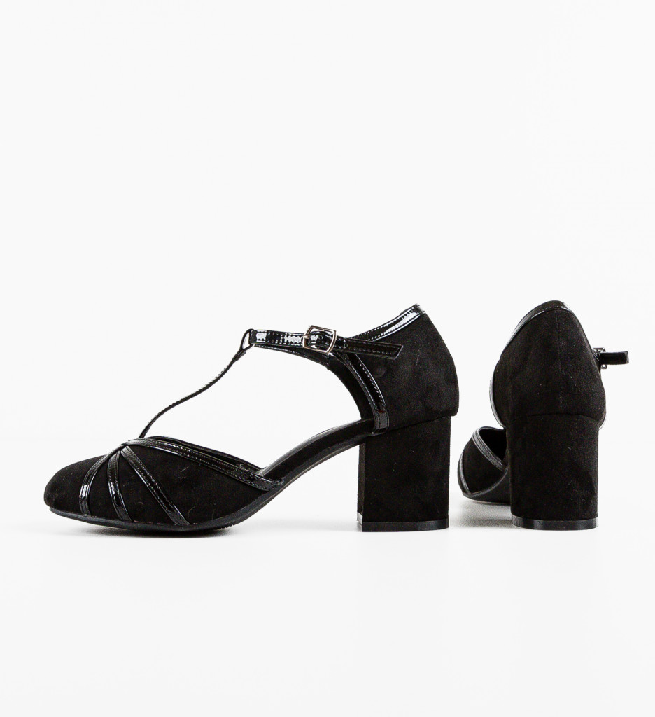 Pantofi cu Toc Nguyen Negri - Eleganță la Fiecare Pas - imagine 6