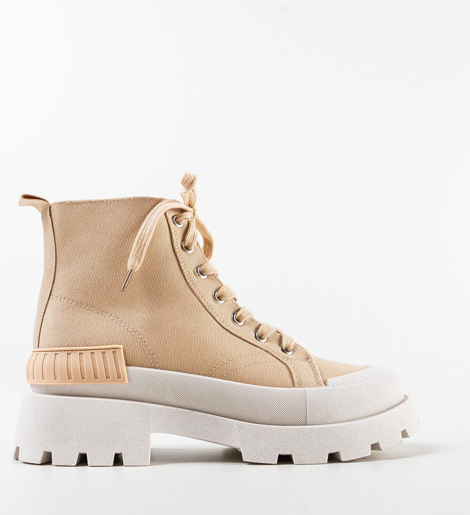 Ghete Dama Amina Khaki | Stil și Confort Urban - imagine 5