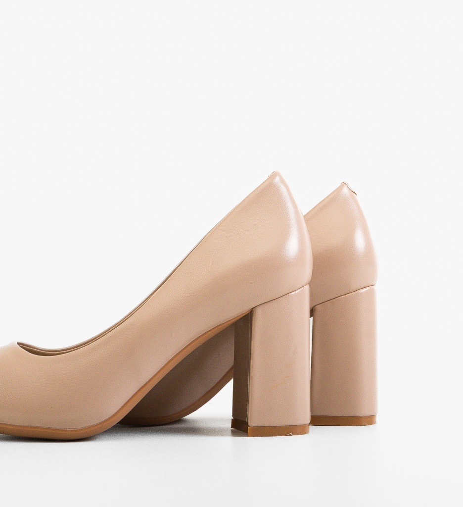Pantofi cu toc Bej Freska - Eleganță și Confort - imagine 5