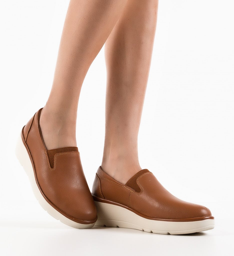 Pantofi Casual Yanam Camel | Confort și Stil - imagine 4