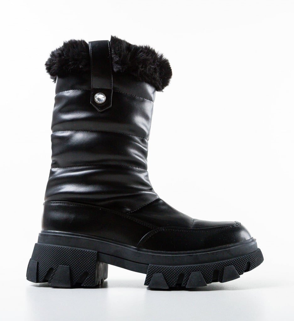 Ghete Frazer Negre | Eleganță și Confort Dama - imagine 12