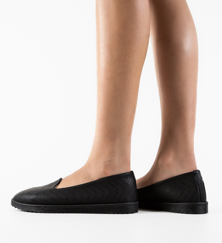 Espadrile Casual Negre Waddy - Confort și Stil - imagine 3