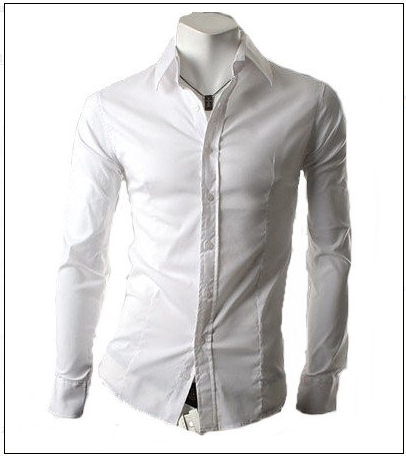 Camașă Slim Fit Albă Bărbați Stil Zara