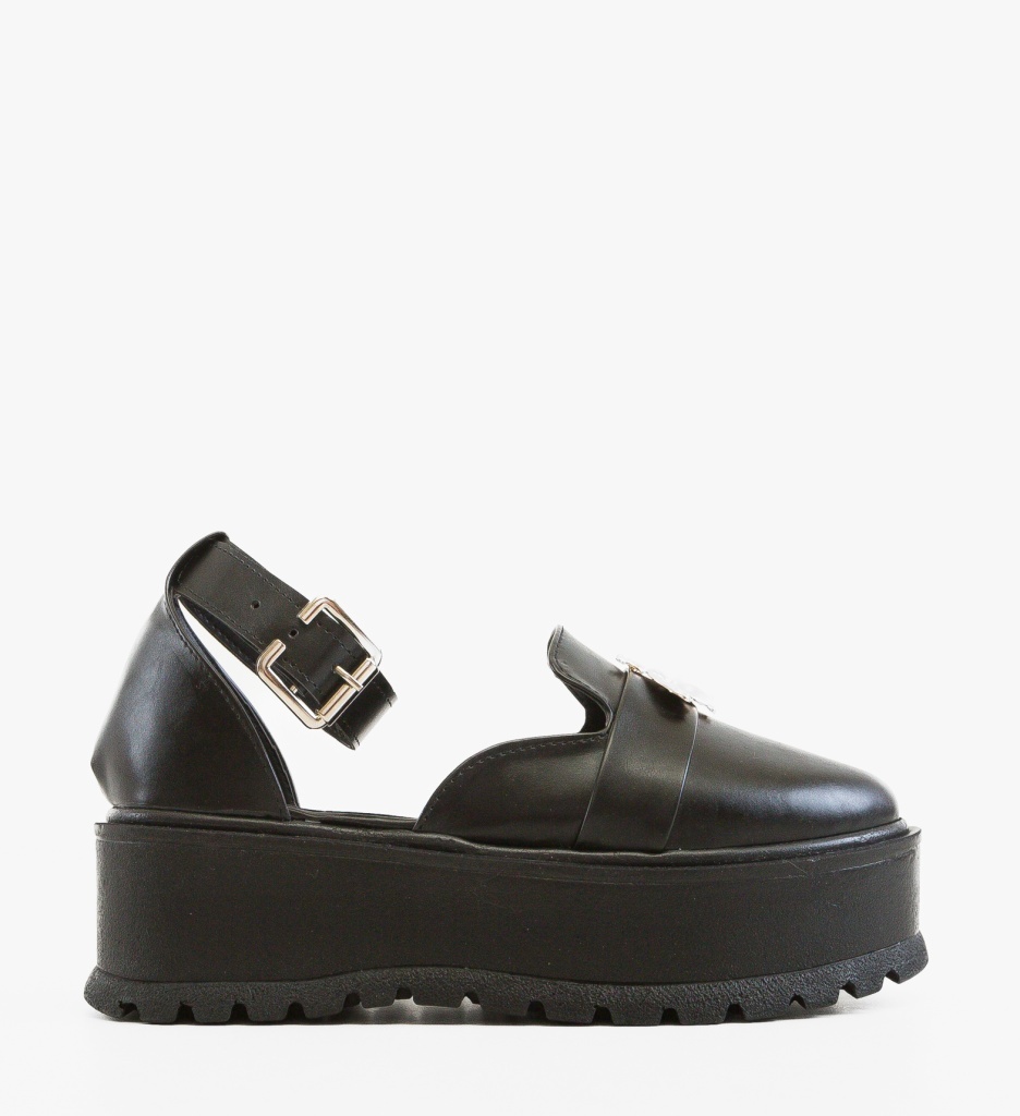 Pantofi Casual Bynna Negri - Confort Stilat - imagine 6