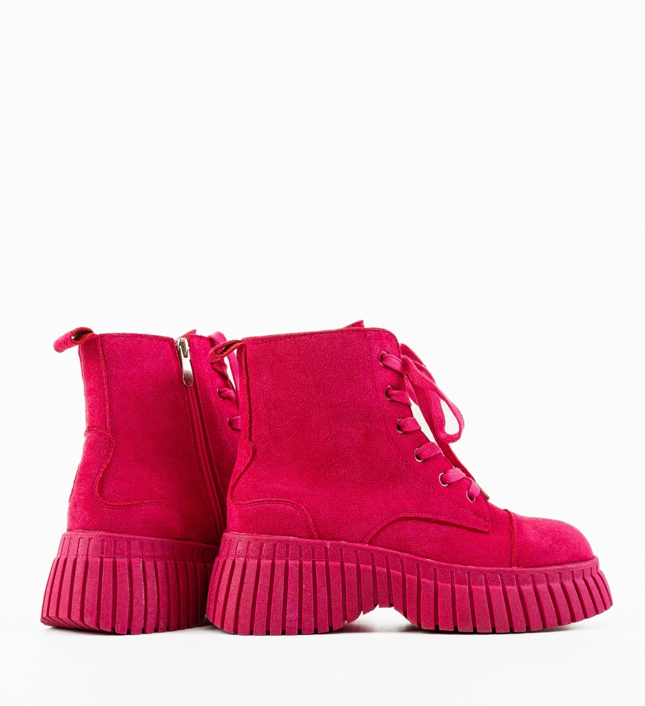 Ghete Dama Frocher Fuchsia - Eleganță și Stil - imagine 5