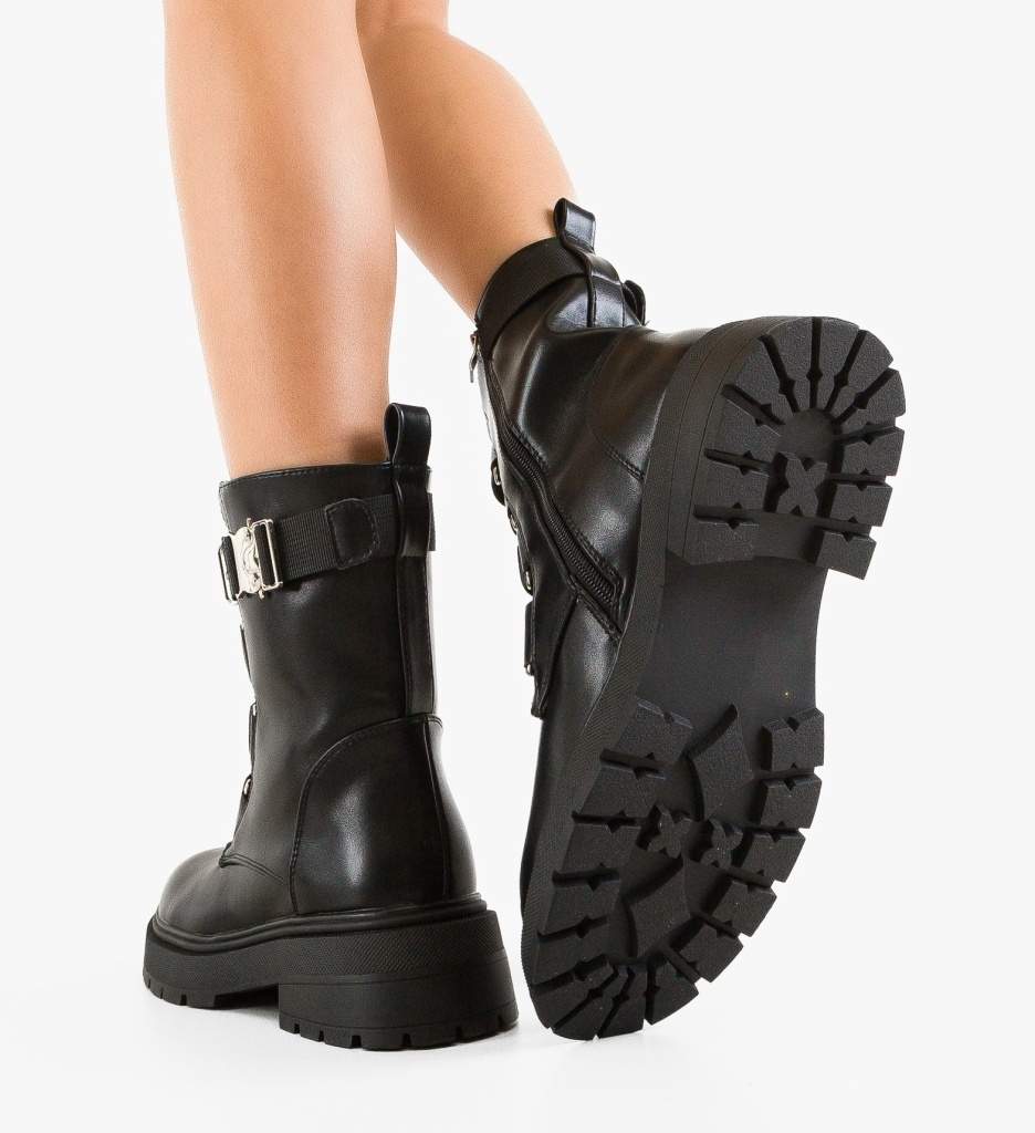 Ghete Boyer Negre Depurtat | Stil & Confort - imagine 5