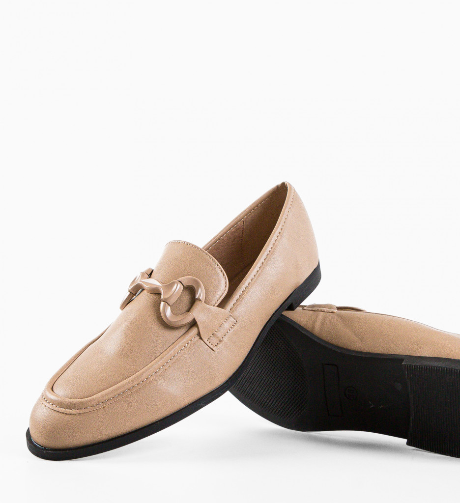 Pantofi Casual Dama Dianil Bej - Confort Stilat
