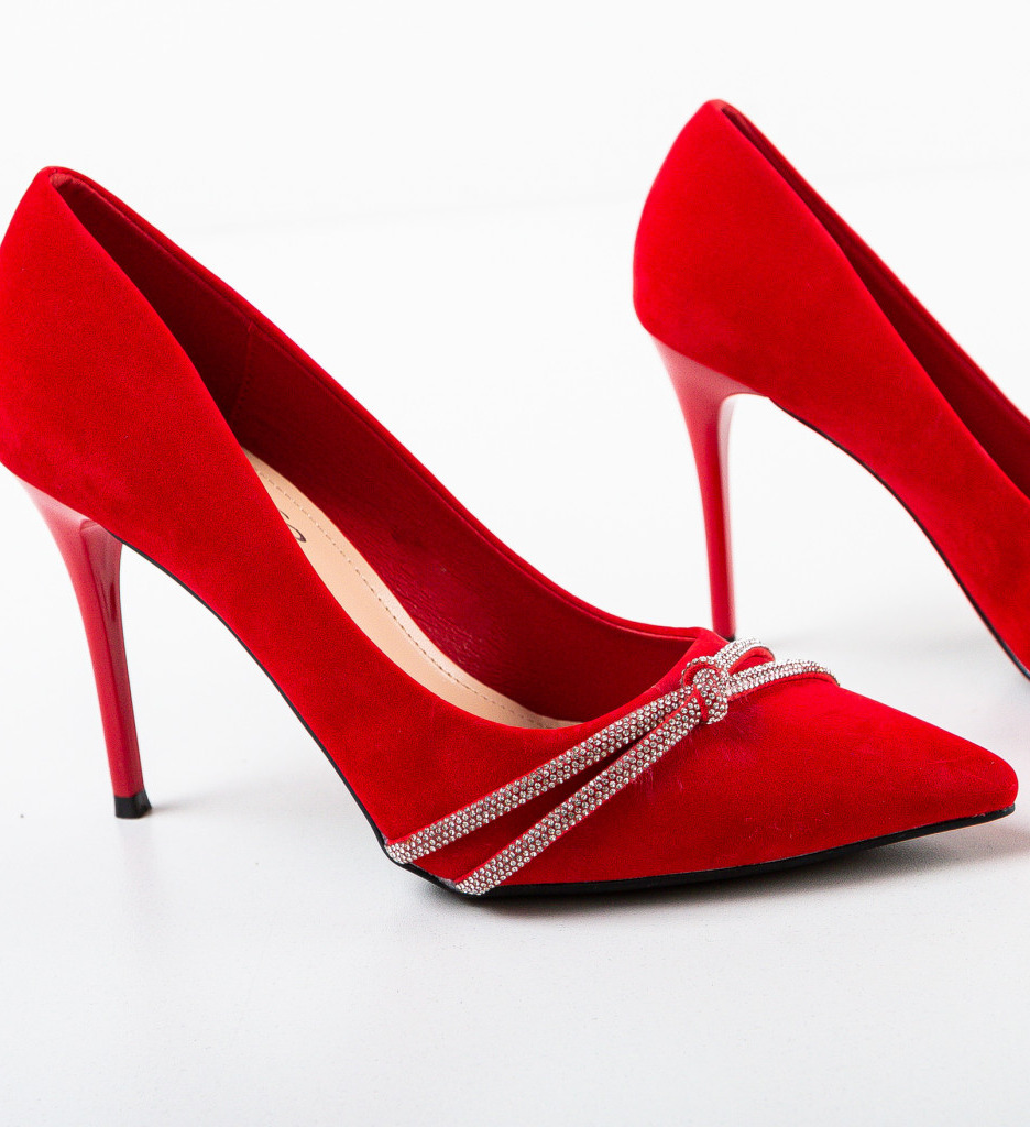 Pantofi Norah Rosii - Eleganță și Stil - imagine 7
