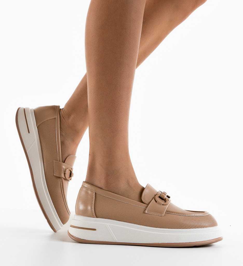 Pantofi Casual Kores Bej - Confort și Stil