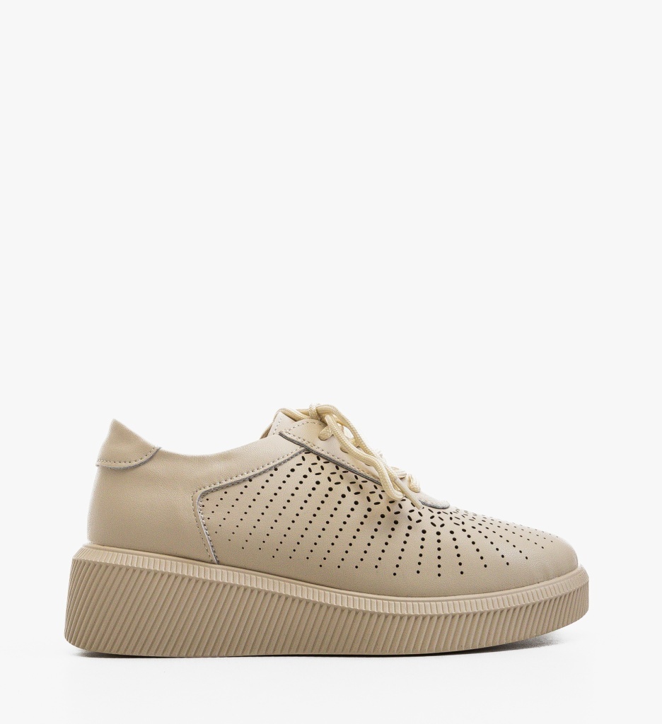 Pantofi Casual Lehe Bej – Confort și Stil - imagine 6