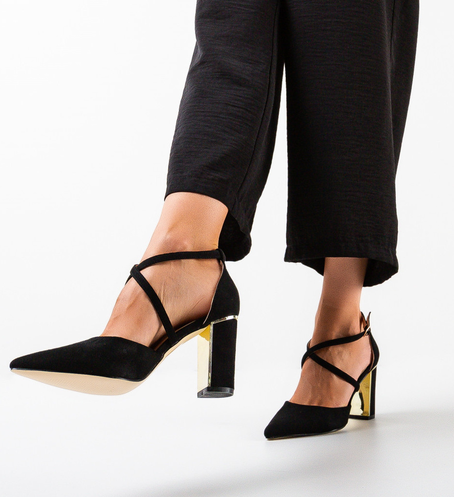 Pantofi Murphy Negri | Eleganță și Stil - imagine 5
