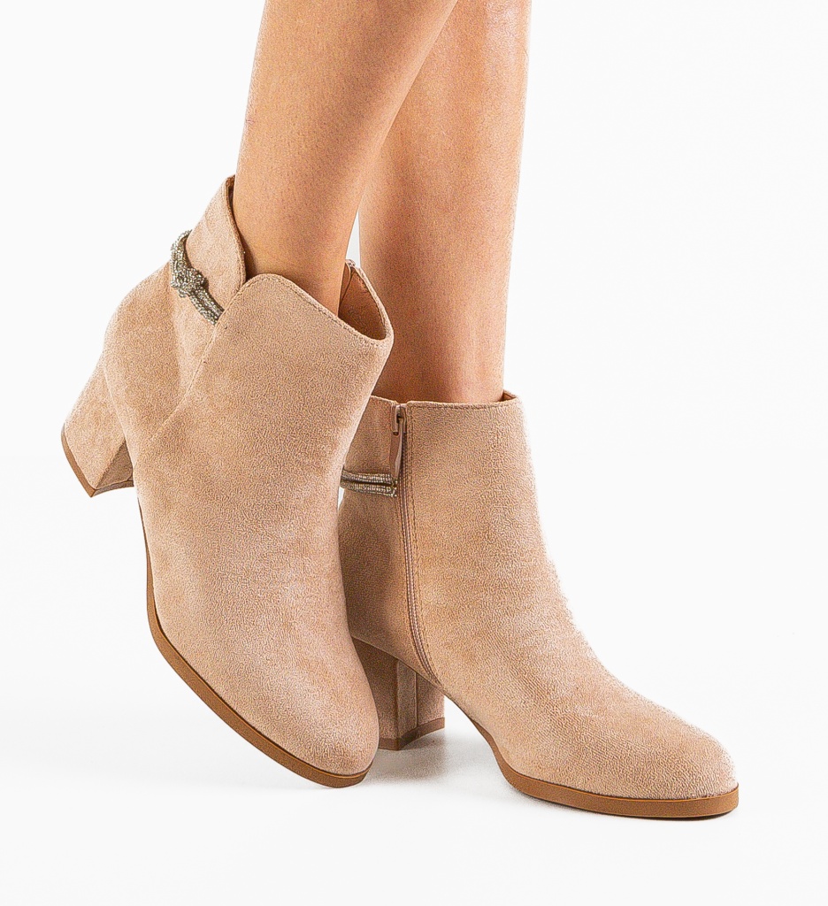 Botine Dama Otto Bej | Eleganță și Stil - imagine 2