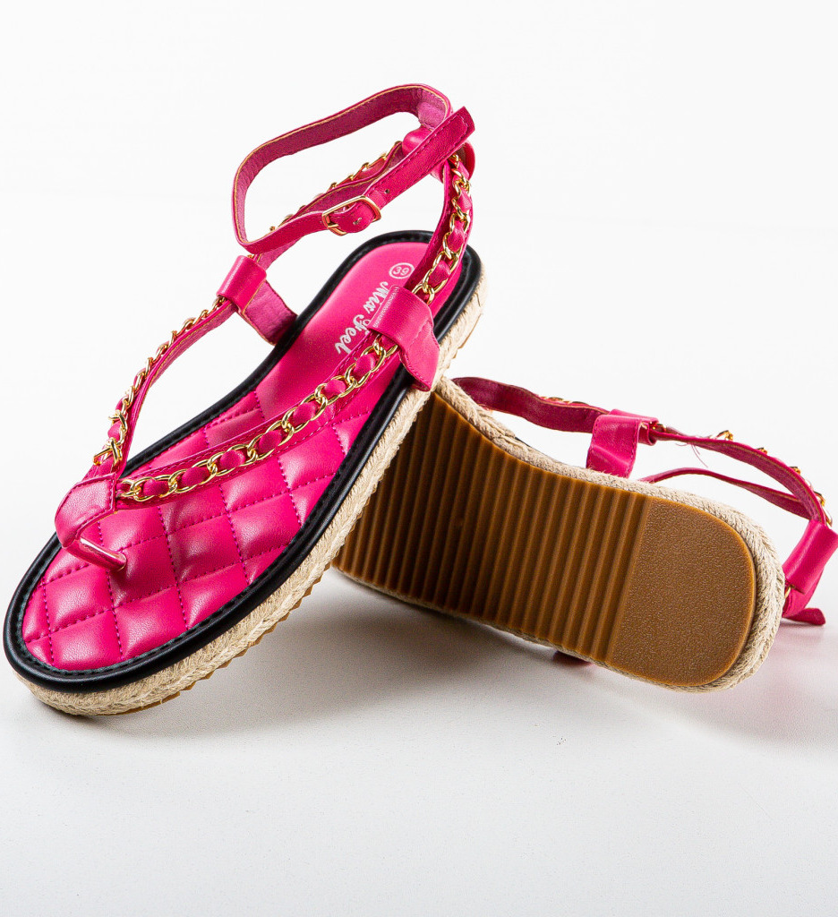 Sandale Dama Bouvet Fuchsia - Eleganță și Stil - imagine 7