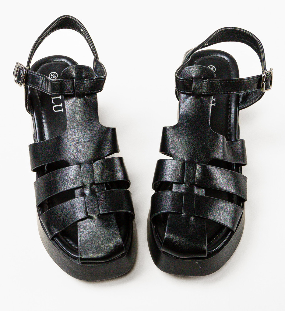 Sandale Dama Kelorit Negre - Eleganță și Confort - imagine 6