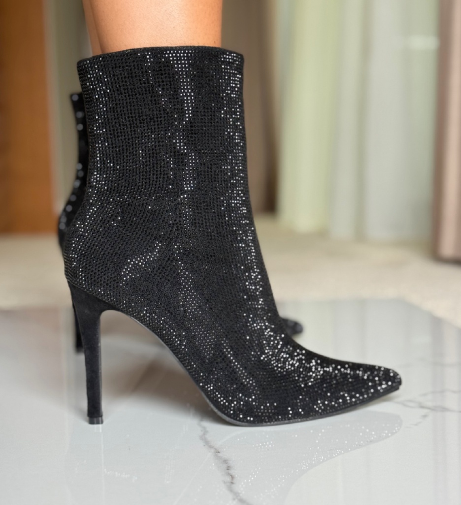 Botine Dama Fatma Negre - Eleganță și Confort - imagine 3