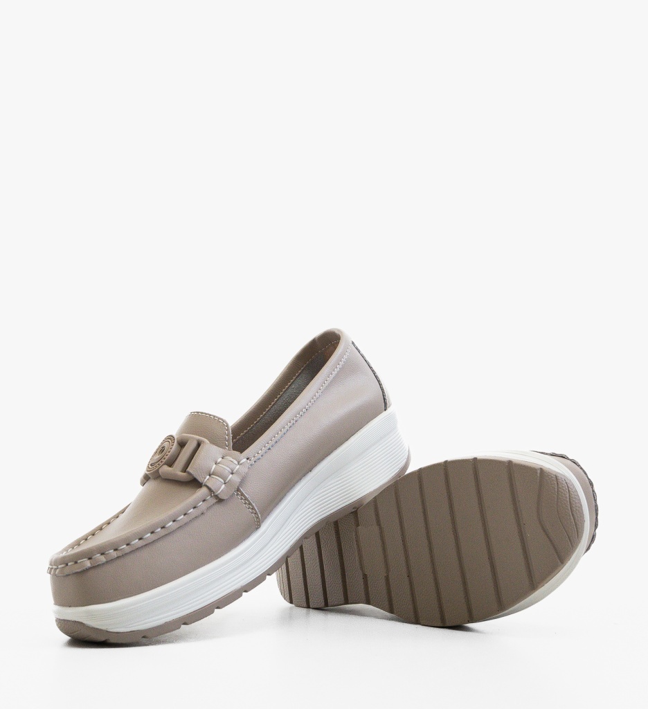 Pantofi Casual Gary Gri - Confort Stilat - imagine 2