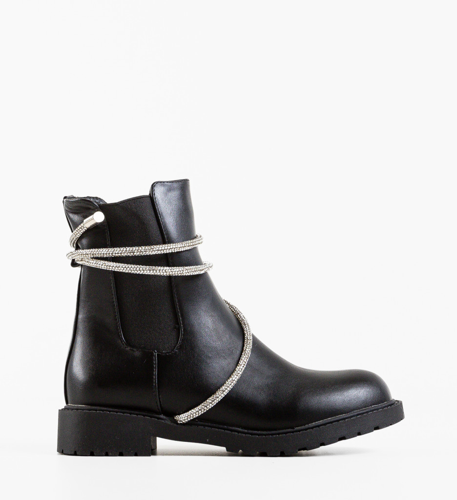 Ghete Dama Aidan Negre | Eleganță și Stil - imagine 6