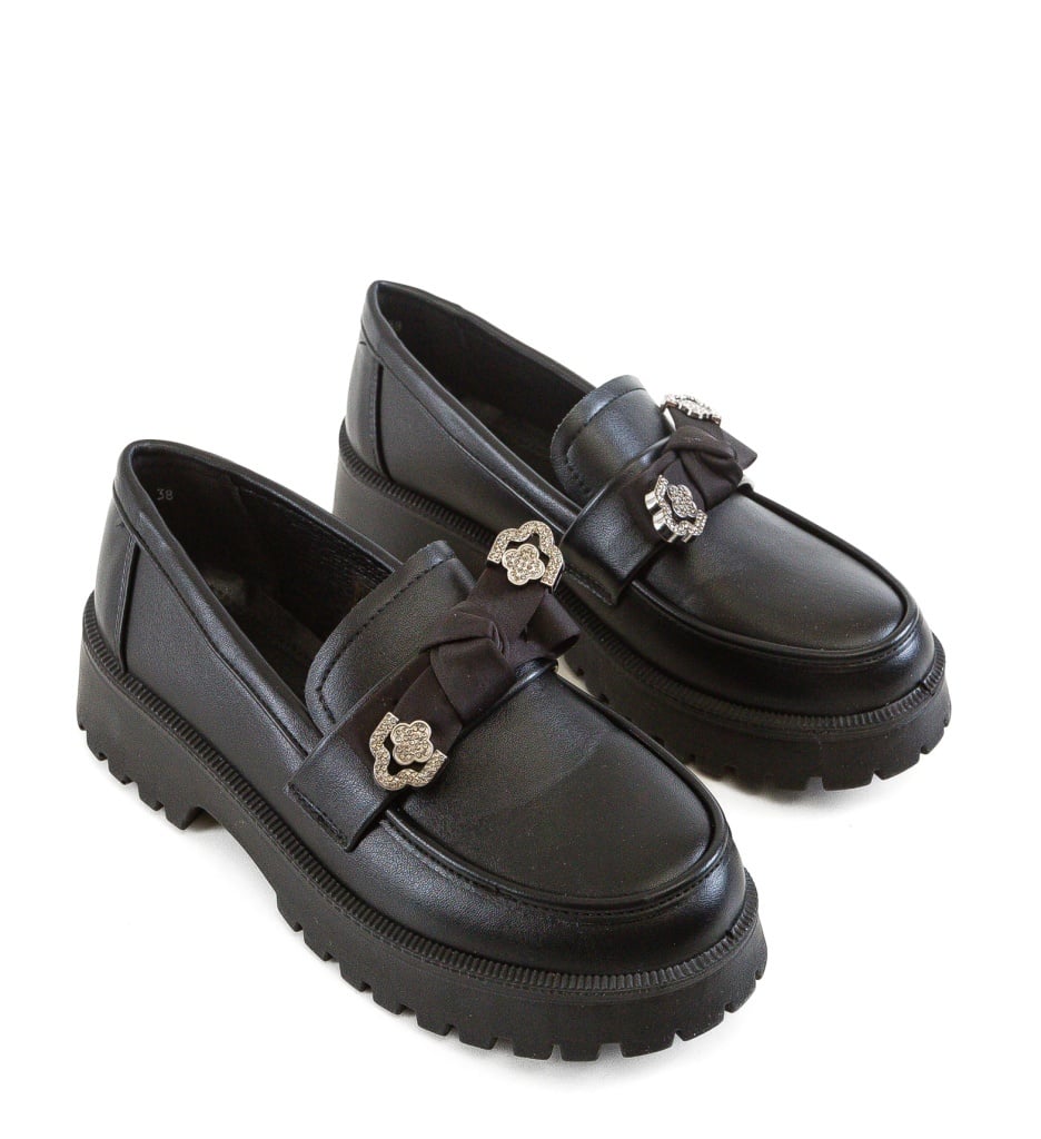 Pantofi Casual Dama Vrerru Negri – Confort Stilat - imagine 3