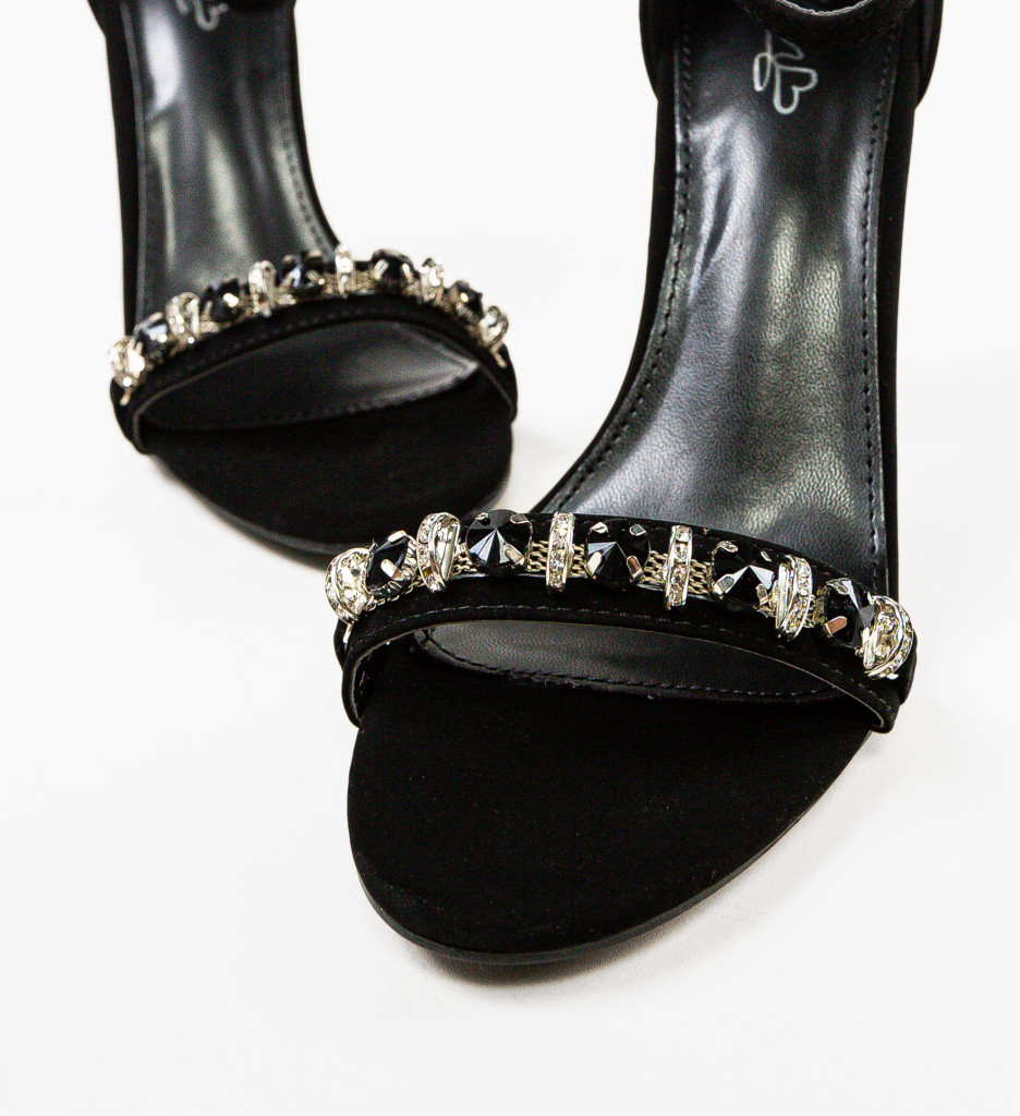 Sandale Toc Stiletto Negre | Eleganță Maximă - imagine 9